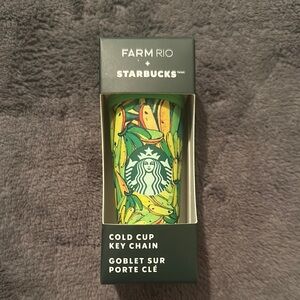 Starbucks Farm Rio Banana Cold Cup Key Chain